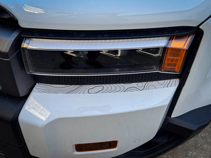 Upper Bumper Topographic Overlays - 2024+ Land Cruiser - 24LC250-TPBUMPUP-  DRIVEN - 1