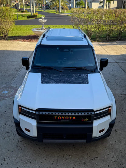 Upper Bumper Topographic Overlays - 2024+ Land Cruiser - 24LC250-TPBUMPUP-  DRIVEN - 5