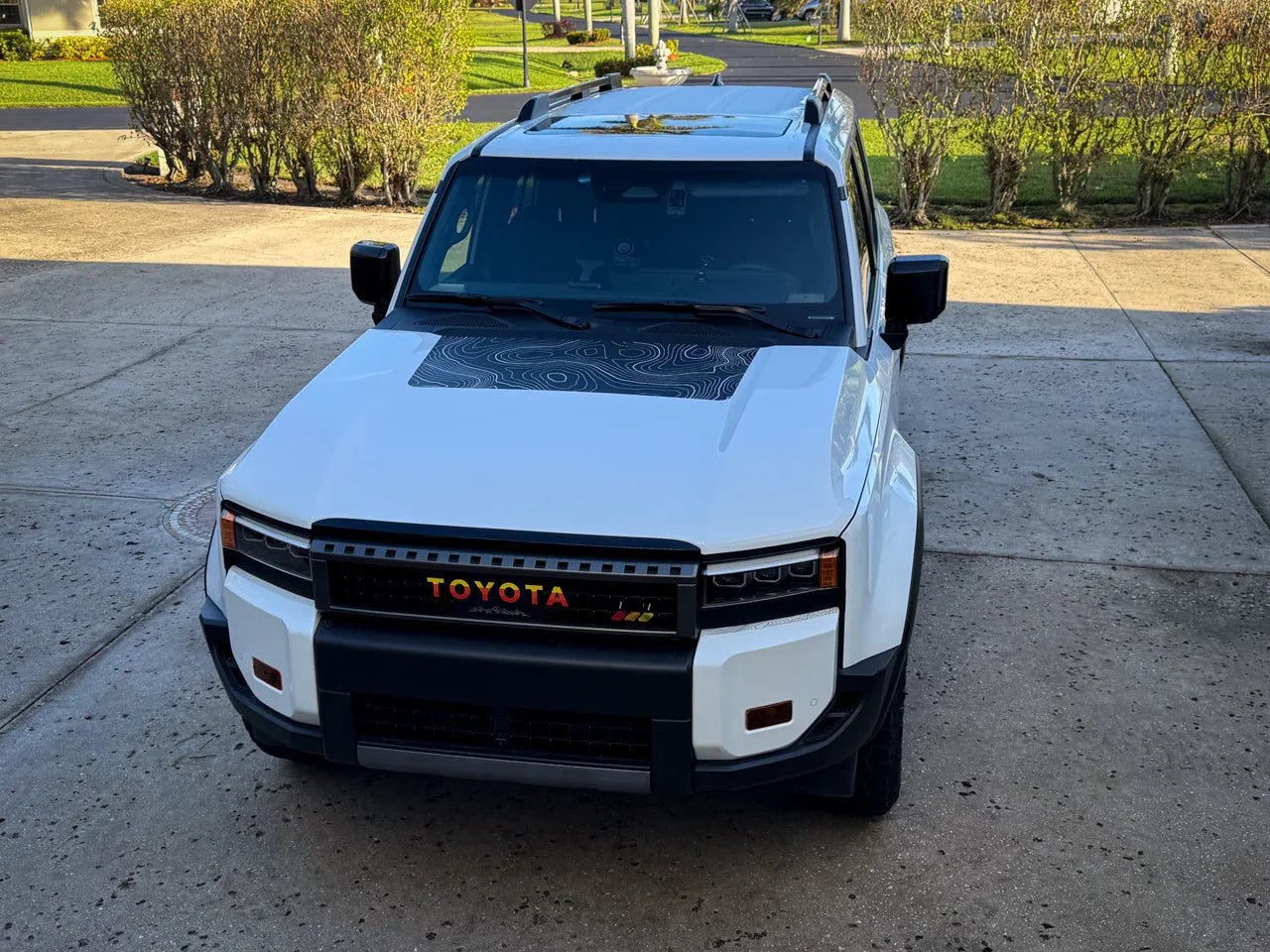 Upper Bumper Topographic Overlays - 2024+ Land Cruiser - 24LC250-TPBUMPUP-  DRIVEN - 6