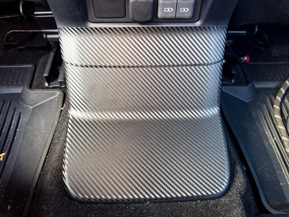 3D Carbon Rear Center Console Panel Protection - 2024+ Land Cruiser - 24LC250-RCC-3DB-  DRIVEN - 3