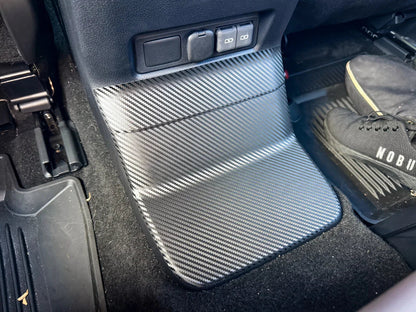 3D Carbon Rear Center Console Panel Protection - 2024+ Land Cruiser - 24LC250-RCC-3DB-  DRIVEN - 2