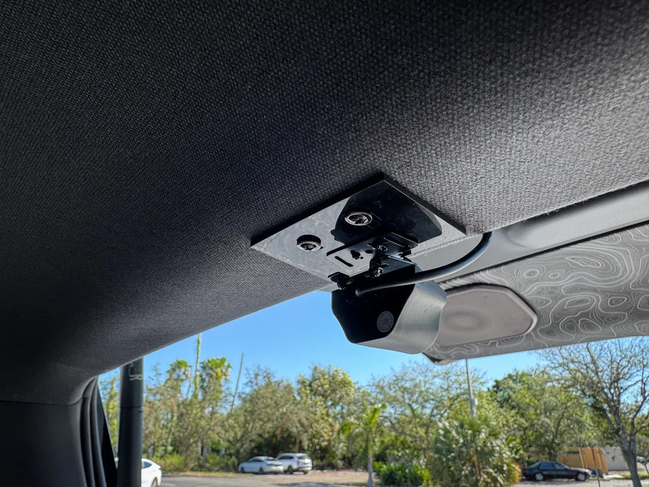 Custom Mounting Plate for Car DVR Rear Camera (Wolfbox, FitcamX, etc) - 2024+ Land Cruiser / GX 550 - sfbWBMT-  DRIVEN - 3