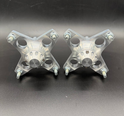 Yamaha YFZ450 Billet Aluminum Front Wheel Hubs - 12-246-  DRIVEN - 3