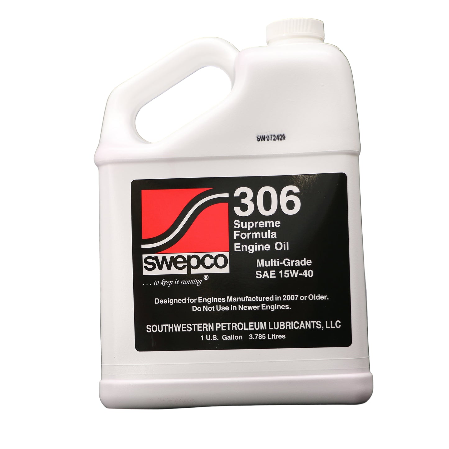SWEPCO | 306 Supreme Engine Oil | High-Zinc Multi-Grade | CI-4/SM - 306-5W30-BIN-306-5W30-C3F-306-5W30-C5B-306-5W30-DRM-306-5W30-KGU-  DRIVEN - 1
