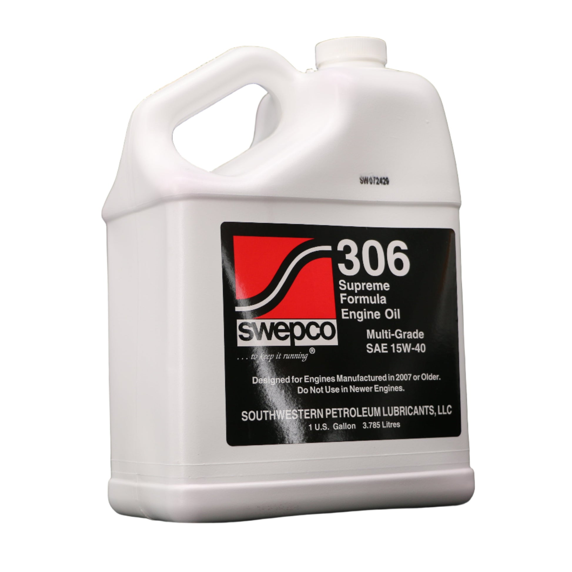 SWEPCO | 306 Supreme Engine Oil | High-Zinc Multi-Grade | CI-4/SM - 306-5W30-BIN-306-5W30-C3F-306-5W30-C5B-306-5W30-DRM-306-5W30-KGU-  DRIVEN - 4