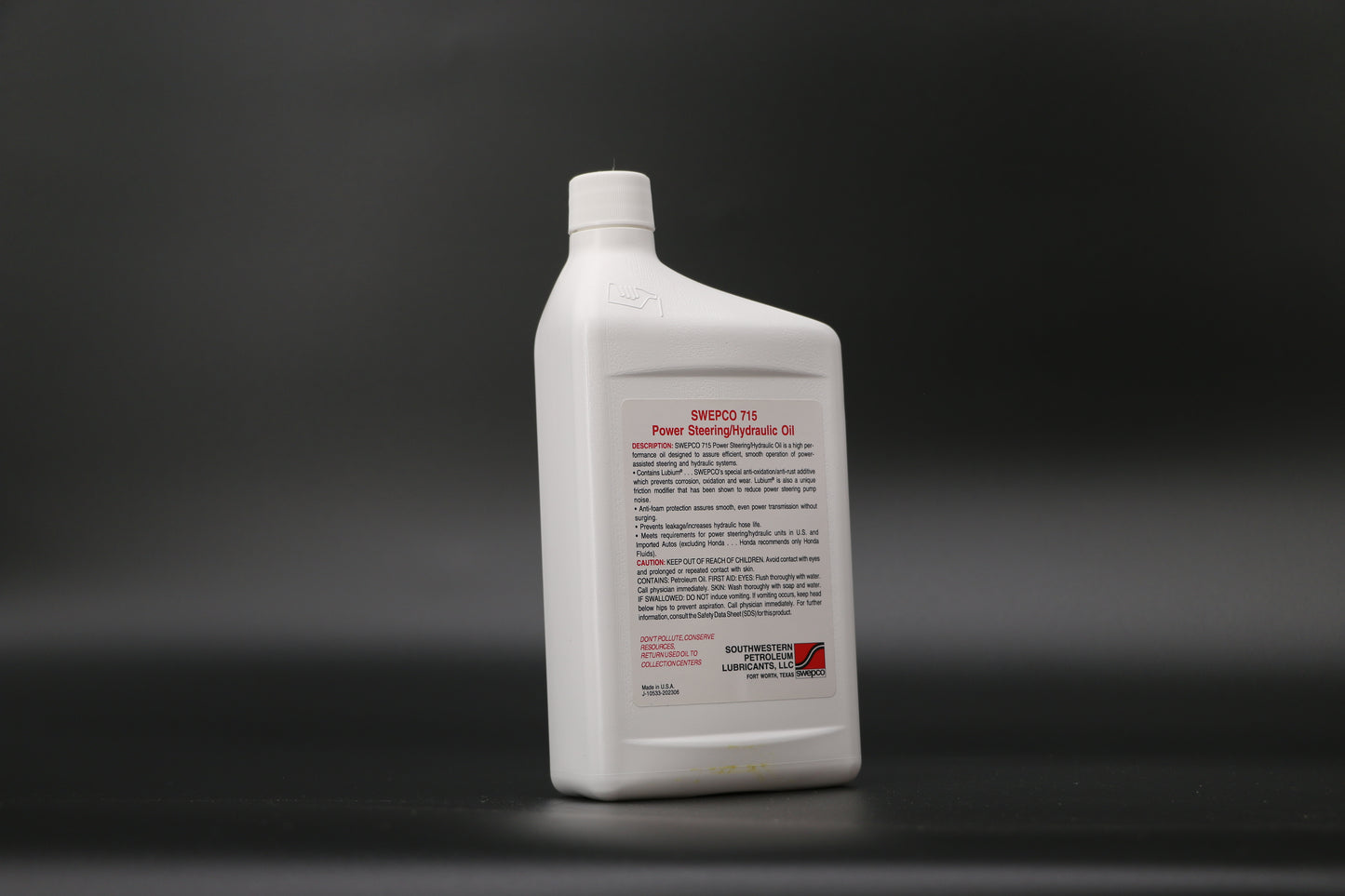 SWEPCO | 715 Power Steering Fluid | High-Performance - 715-NA-C3A-E-715-NA-C3A-715-NA-C3C-  DRIVEN - 9