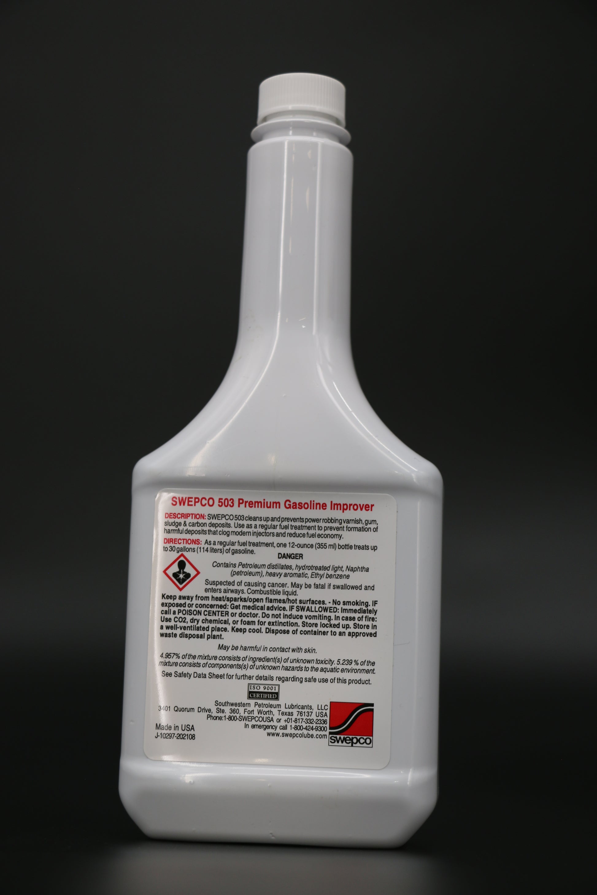 SWEPCO | 503 Gasoline Improver | Fuel System Cleaner - 503-NA-C1E-503-NA-DRM-503-NA-PAL-  DRIVEN - 8