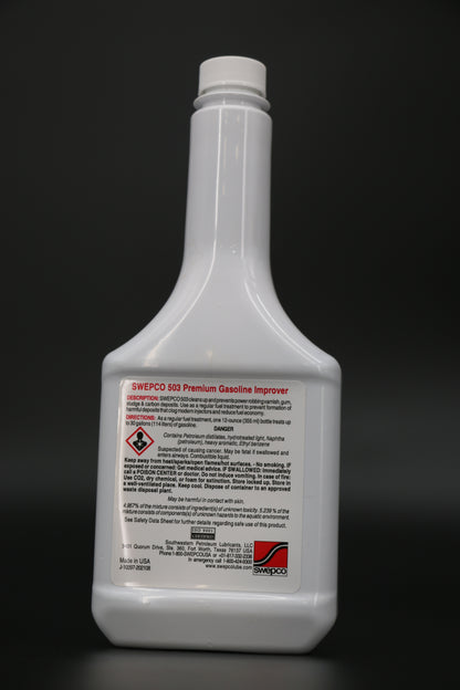SWEPCO | 503 Gasoline Improver | Fuel System Cleaner - 503-NA-C1E-503-NA-DRM-503-NA-PAL-  DRIVEN - 8