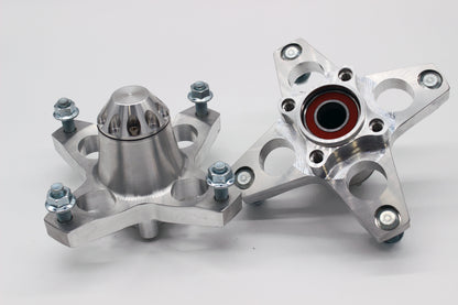 Yamaha Raptor 125/250 Billet Aluminum Front Wheel Hubs - 12-208-  DRIVEN - 1
