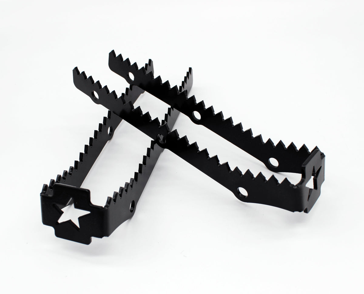 DC-PRO Nerf Bar Foot Peg Teeth - 75-ALU004 x2-  DRIVEN - 1