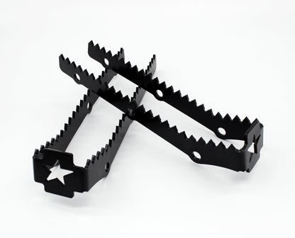 DC-PRO Nerf Bar Foot Peg Teeth - 75-ALU004 x2-  DRIVEN - 1