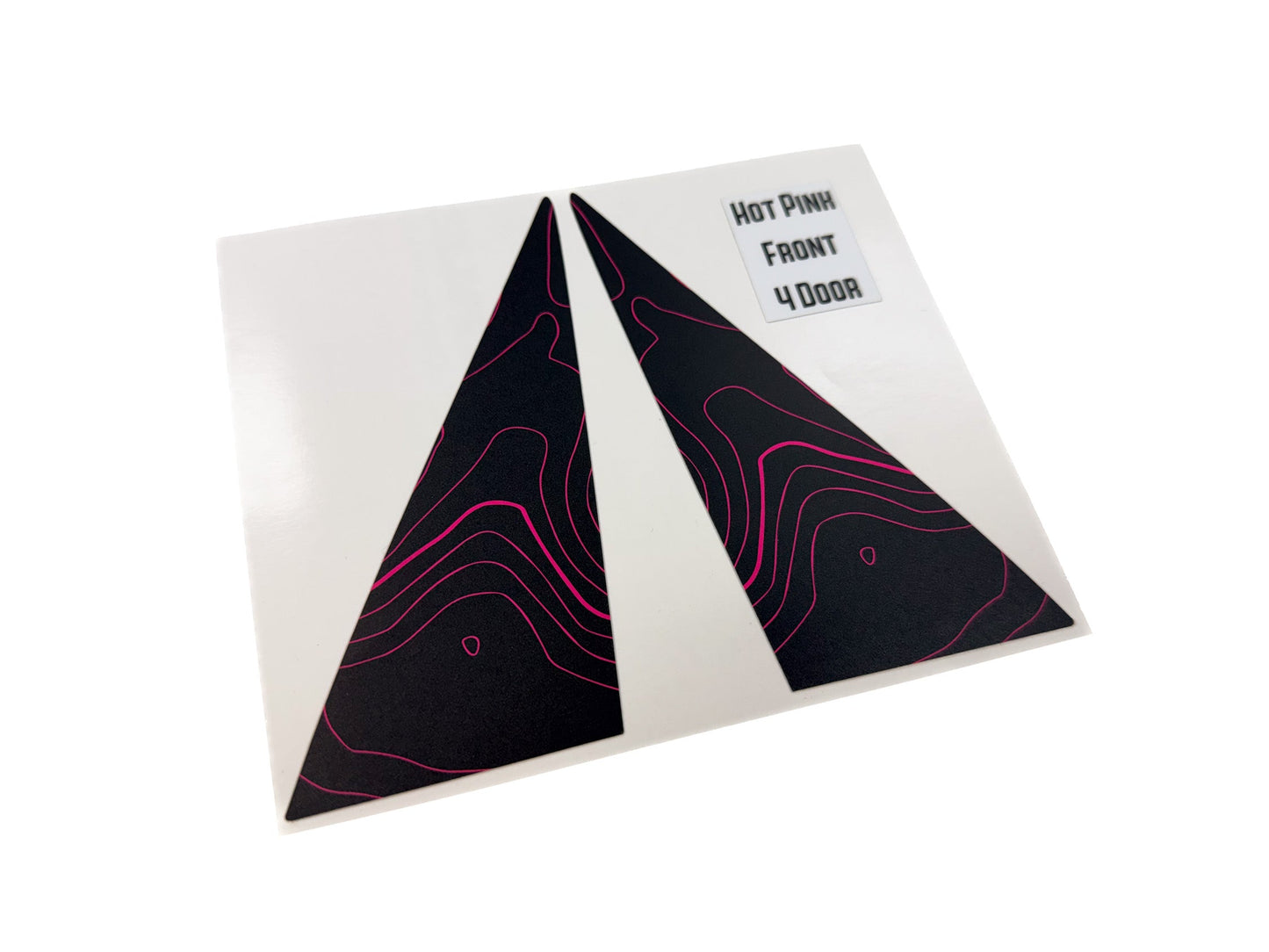 Topo Front Window Triangle Overlay (Printed Series) - 2021+ Bronco 4 Door - 21BRNDFTRIPT-TPAMBL-21BRNDFTRIPT-TPA51L-21BRNDFTRIPT-TPAZL-21BRNDFTRIPT-TPCGL-21BRNDFTRIPT-TPCBNL-  DRIVEN - 25