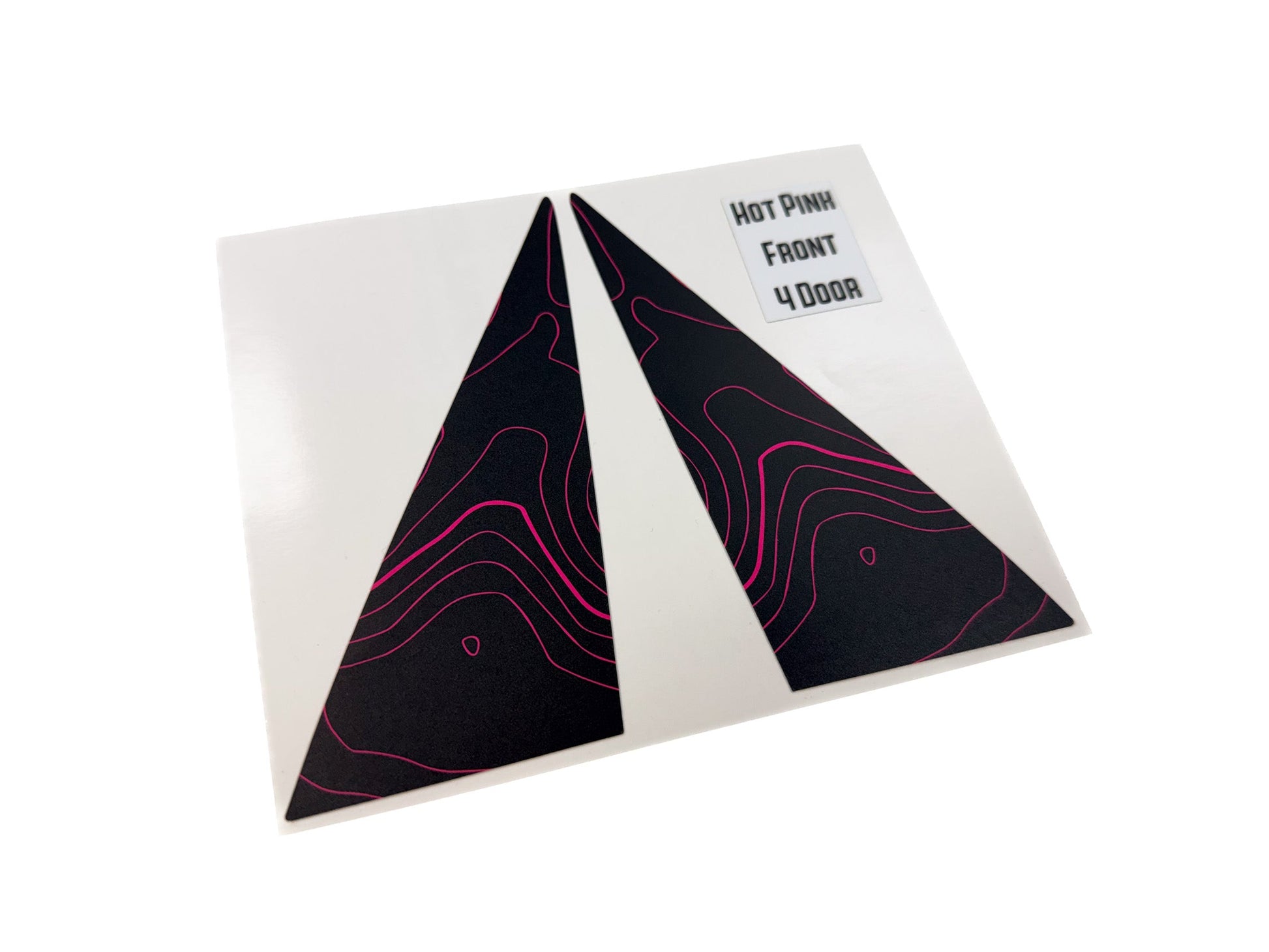 Topo Front Window Triangle Overlay (Printed Series) - 2021+ Bronco 4 Door - 21BRNDFTRIPT-TPAMBL-21BRNDFTRIPT-TPA51L-21BRNDFTRIPT-TPAZL-21BRNDFTRIPT-TPCGL-21BRNDFTRIPT-TPCBNL-  DRIVEN - 25