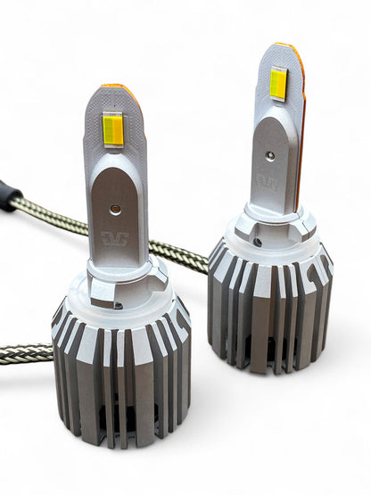 G4-RS 3 Color LED Headlight Bulbs White/Yellow/Amber - sku-42562565800094-sku-42562565832862-sku-42562565865630-sku-42562565898398-sku-42562565931166-  DRIVEN - 1