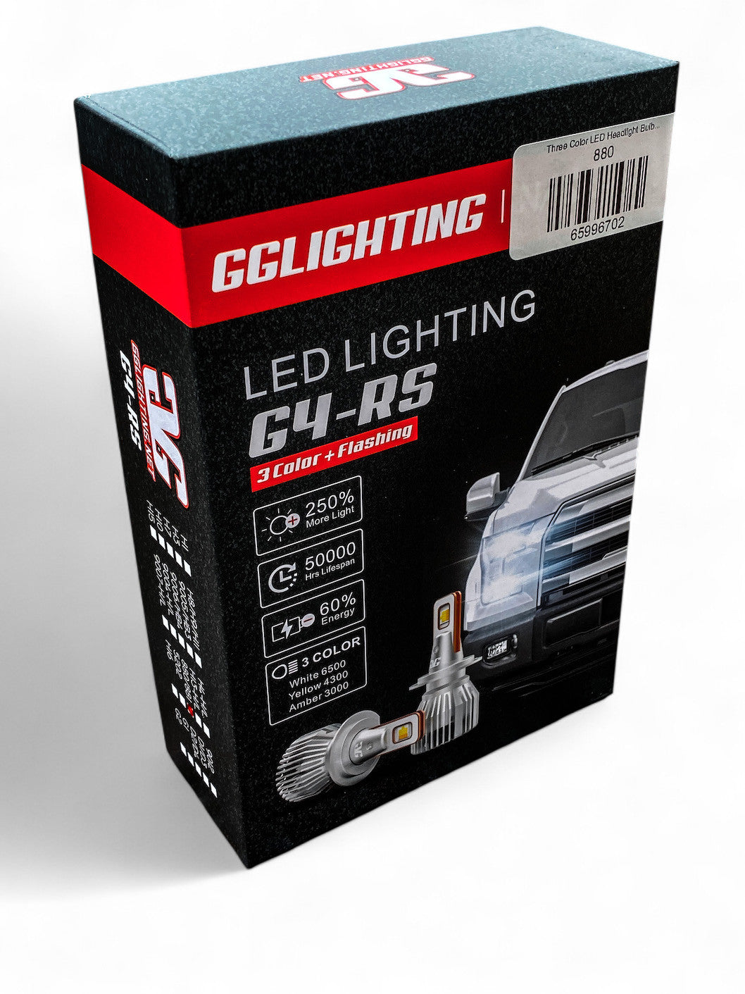 G4-RS 3 Color LED Headlight Bulbs White/Yellow/Amber - sku-42562565800094-sku-42562565832862-sku-42562565865630-sku-42562565898398-sku-42562565931166-  DRIVEN - 2