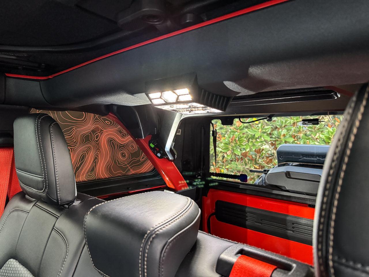 Topo Hardtop Side Window Overlays - 2021+ Bronco 4 Door - 21BRONCO4DRHDTP-TPAMB-21BRONCO4DRHDTPP-TPAMB-21BRONCO4DRHDTP-TPA51L-21BRONCO4DRHDTPP-TPA51L-21BRONCO4DRHDTP-TPAZL-  DRIVEN - 6