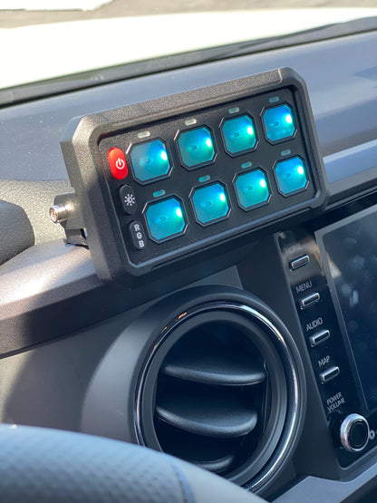 8-Gang Switch Panel With RGB And Remote Control Bluetooth App - Item #901-  DRIVEN - 7