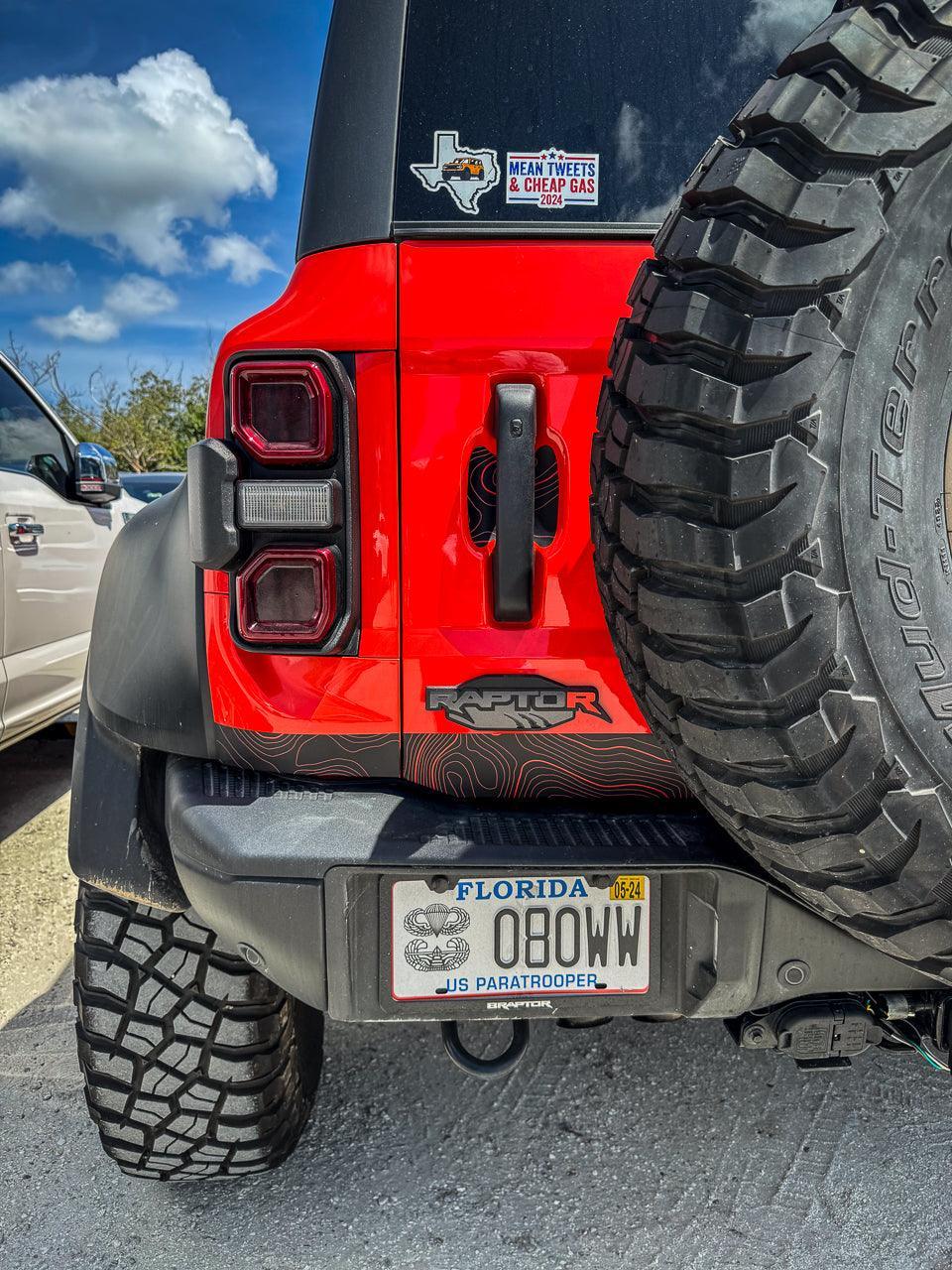 Topo EZ Install Door Cup Protectors - 2021+ Bronco - 21BRONCODCPTOPO4-MB-21BRONCODCPTOPO4-BBO-  DRIVEN - 5