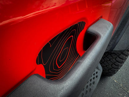 Topo EZ Install Door Cup Protectors - 2021+ Bronco - 21BRONCODCPTOPO4-MB-21BRONCODCPTOPO4-BBO-  DRIVEN - 1