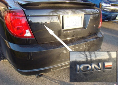 Saturn ION Badge Overlay Decal - SATURN:ION-B-01-SATURN:ION-B-02-SATURN:ION-B-03-SATURN:ION-B-04-SATURN:ION-B-05-  DRIVEN - 4
