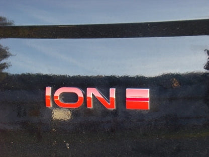 Saturn ION Badge Overlay Decal - SATURN:ION-B-01-SATURN:ION-B-02-SATURN:ION-B-03-SATURN:ION-B-04-SATURN:ION-B-05-  DRIVEN - 3