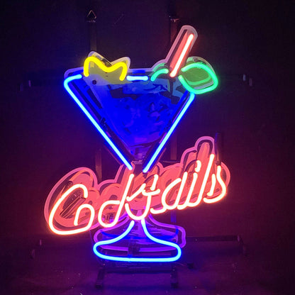 Ice Cocktails with Martini Cup Neon Signs - ME970-  DRIVEN - 2