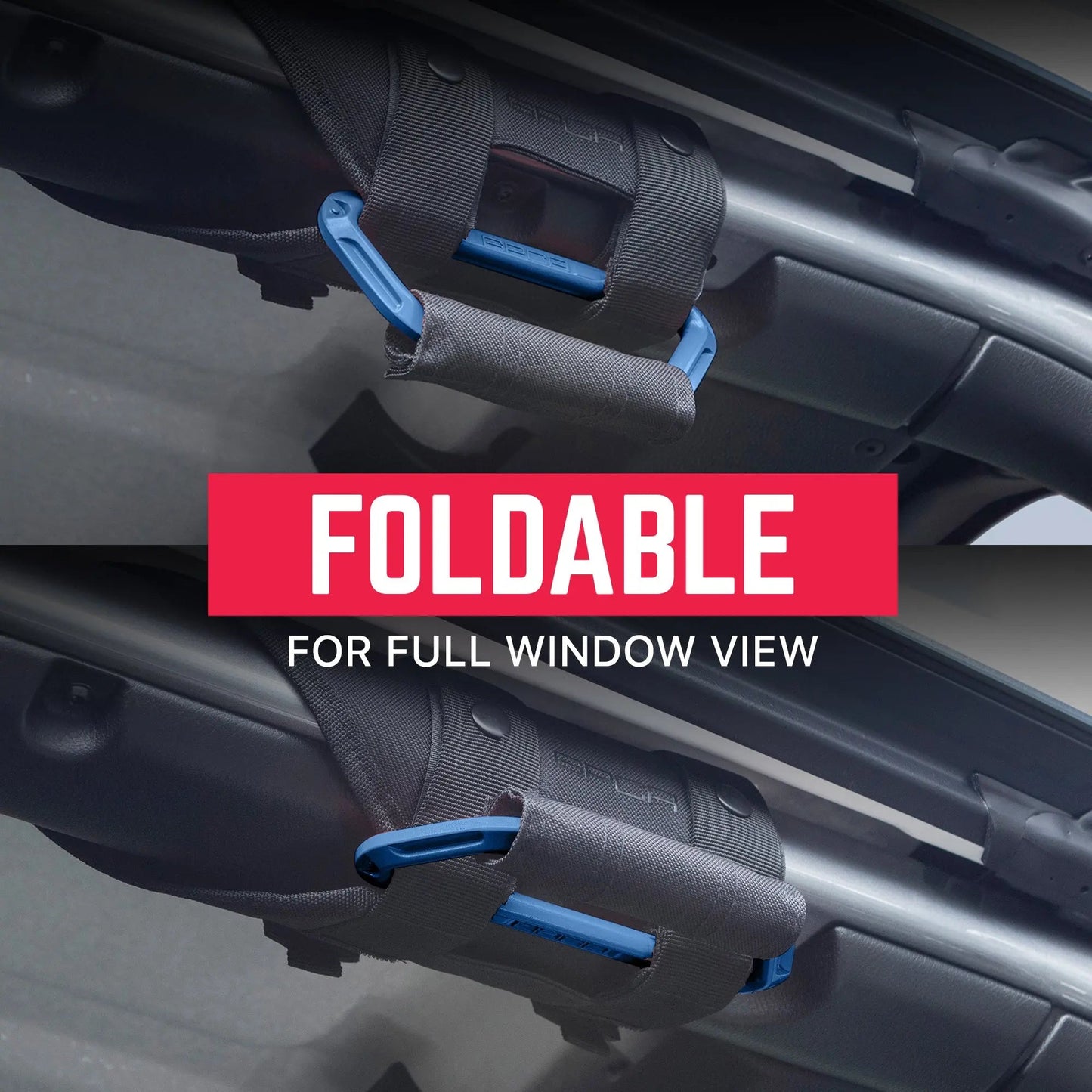 GP-Grip PRO Foldable Color Handles — Jeep Wrangler (2007–2023) - GPG-P2-RD-GPG-P2-BLK-GPG-P2-ORG-GPG-P2-BLU-GPG-P2-PG-  DRIVEN - 13