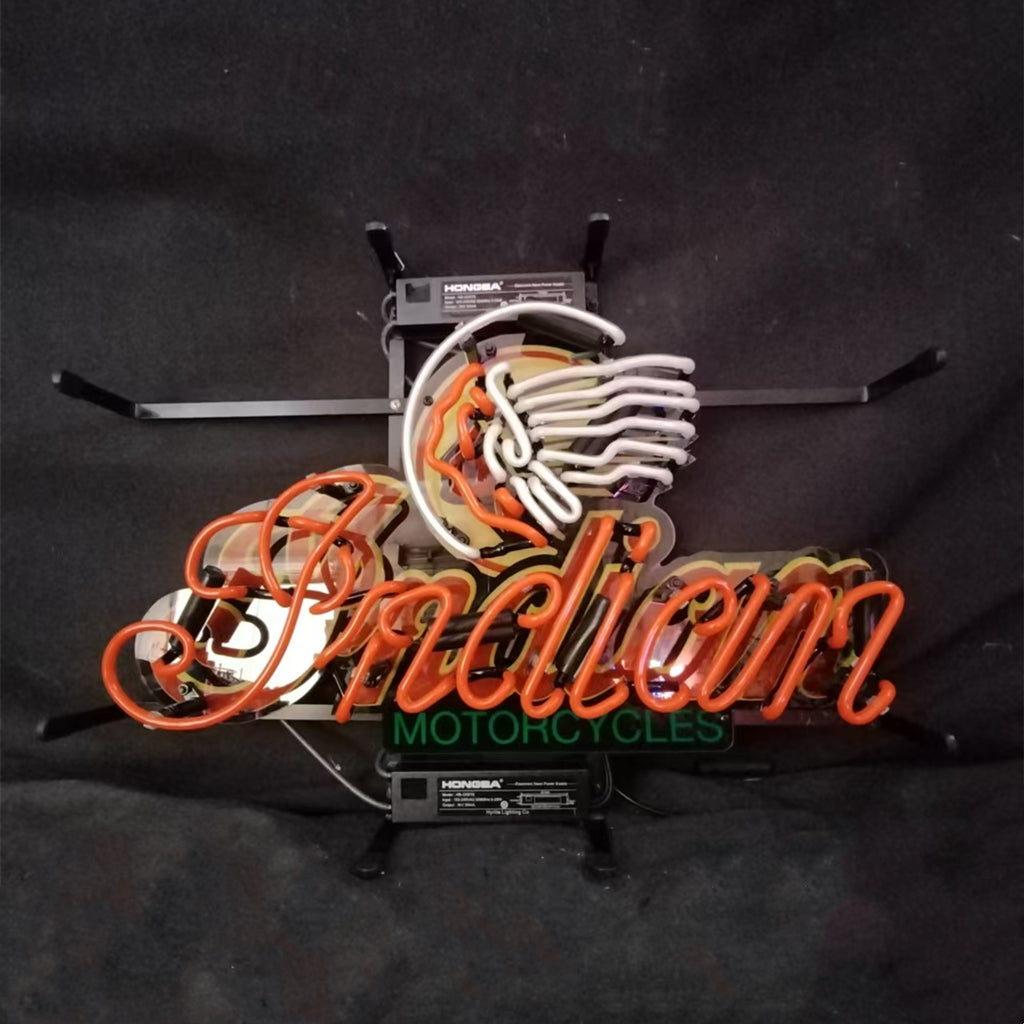 Indians Motorcycle Neon Signs - MA087-  DRIVEN - 3
