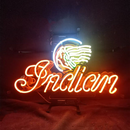 Indians Motorcycle Neon Signs - MA087-  DRIVEN - 1
