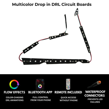 (2010-2013) Infiniti G37 Multicolor Flow DRL Boards (for Spyder Headlights only) - E3 | A20 | P2   - BX1-E3 | G16 | A11 | A20 | P2   - BX1-E4 | A20| P2   - BX1-E4 | G16 | A11 | A20| P2   - BX1-  DRIVEN - 2