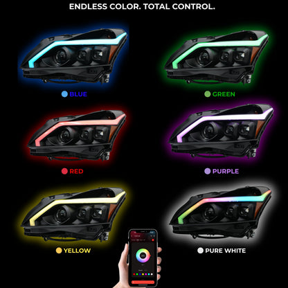 (2010-2013) Infiniti G37 Multicolor Flow DRL Boards (for Spyder Headlights only) - E3 | A20 | P2   - BX1-E3 | G16 | A11 | A20 | P2   - BX1-E4 | A20| P2   - BX1-E4 | G16 | A11 | A20| P2   - BX1-  DRIVEN - 8