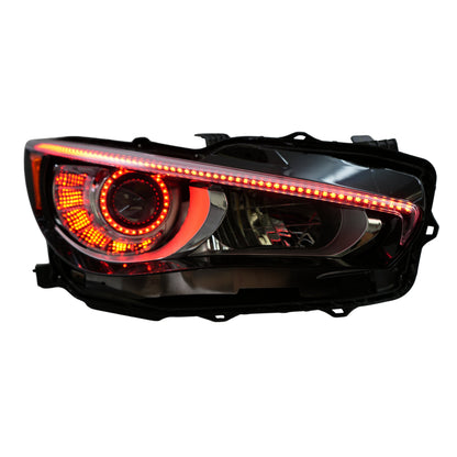 Infiniti Q50 Multicolor Flow DRL Boards (2014-2024) - F5 | A20 | P2   - BX1-F5 | B14 | A20 | P2   - BX1-  DRIVEN - 14