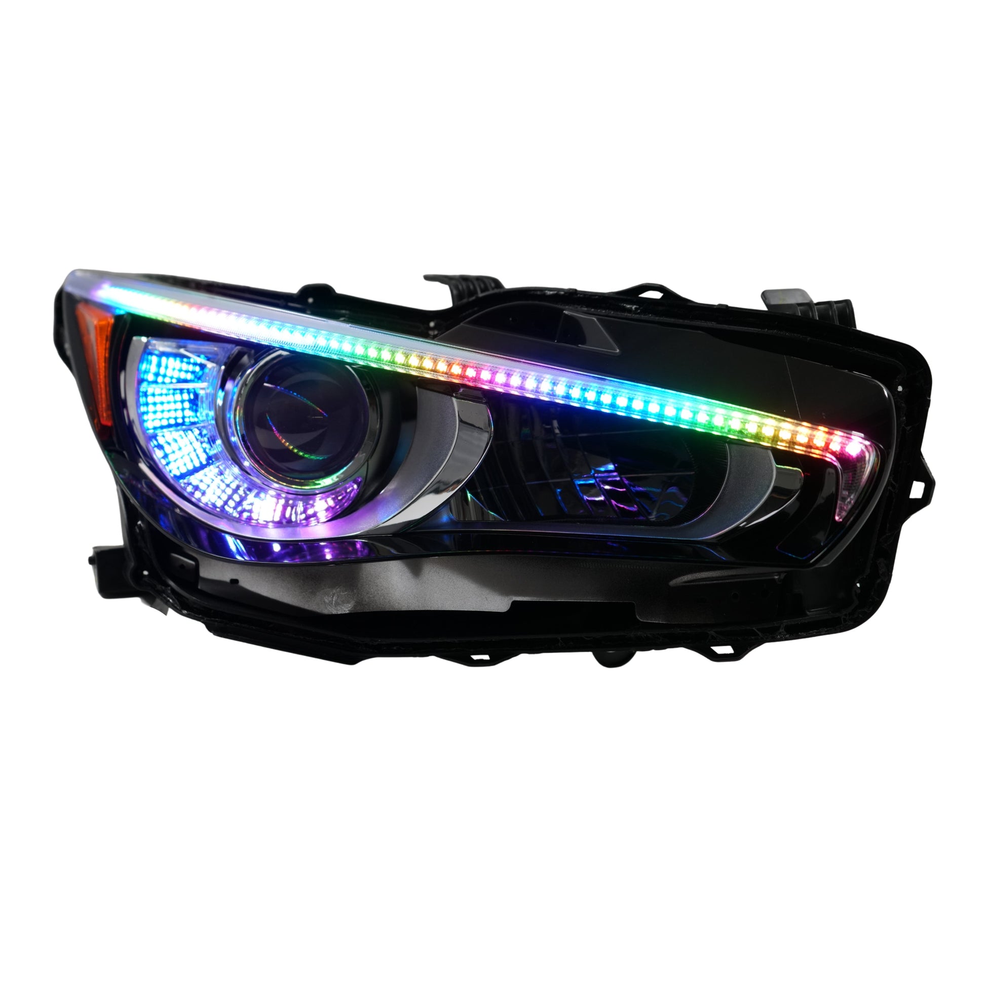 Infiniti Q50 Multicolor Flow DRL Boards (2014-2024) - F5 | A20 | P2   - BX1-F5 | B14 | A20 | P2   - BX1-  DRIVEN - 15