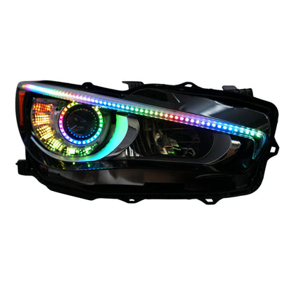 Infiniti Q50 Multicolor Flow DRL Boards (2014-2024) - F5 | A20 | P2   - BX1-F5 | B14 | A20 | P2   - BX1-  DRIVEN - 16
