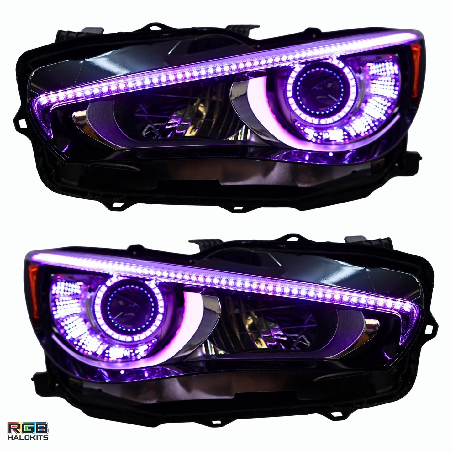 Infiniti Q50 Multicolor Flow DRL Boards (2014-2024) - F5 | A20 | P2   - BX1-F5 | B14 | A20 | P2   - BX1-  DRIVEN - 18