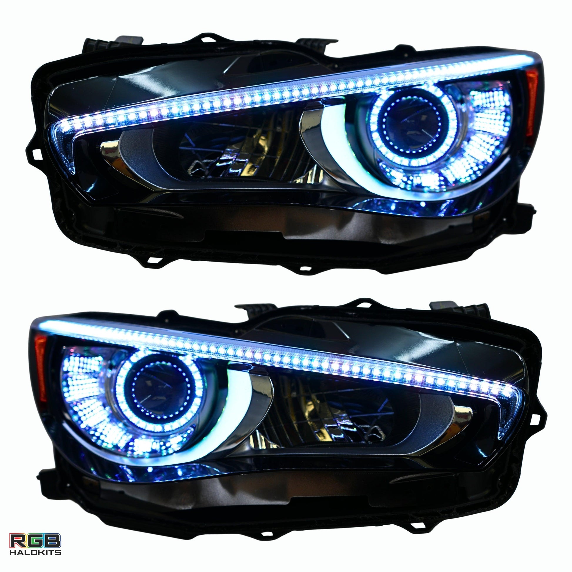 Infiniti Q50 Multicolor Flow DRL Boards (2014-2024) - F5 | A20 | P2   - BX1-F5 | B14 | A20 | P2   - BX1-  DRIVEN - 20