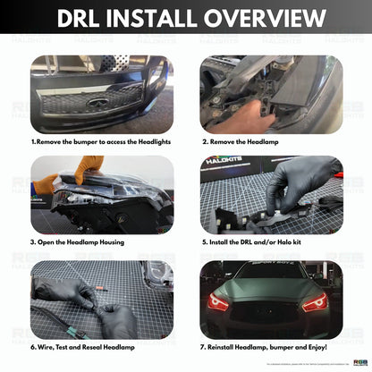 Infiniti Q50 Multicolor Flow DRL Boards (2014-2024) - F5 | A20 | P2   - BX1-F5 | B14 | A20 | P2   - BX1-  DRIVEN - 22