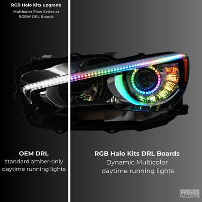 Infiniti Q50 Multicolor Flow DRL Boards (2014-2024) - F5 | A20 | P2   - BX1-F5 | B14 | A20 | P2   - BX1-  DRIVEN - 4