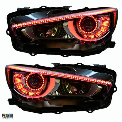 Infiniti Q50 Multicolor Flow DRL Boards (2014-2024) - F5 | A20 | P2   - BX1-F5 | B14 | A20 | P2   - BX1-  DRIVEN - 5