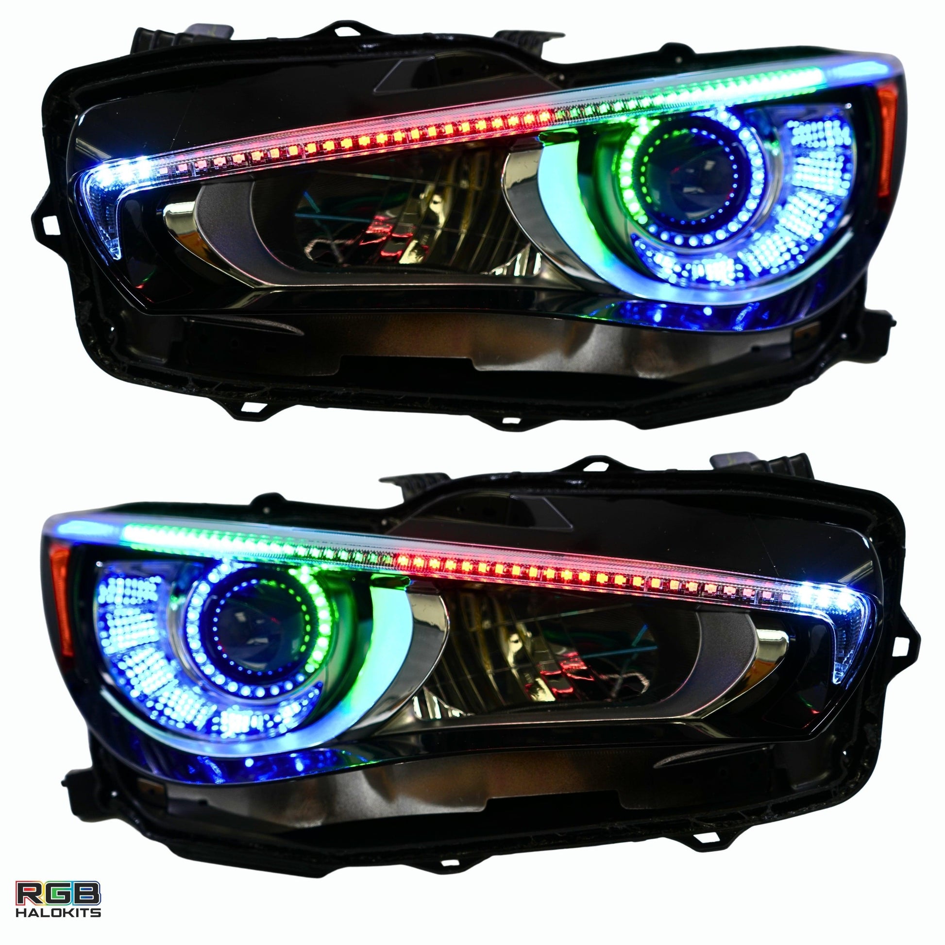 Infiniti Q50 Multicolor Flow DRL Boards (2014-2024) - F5 | A20 | P2   - BX1-F5 | B14 | A20 | P2   - BX1-  DRIVEN - 7