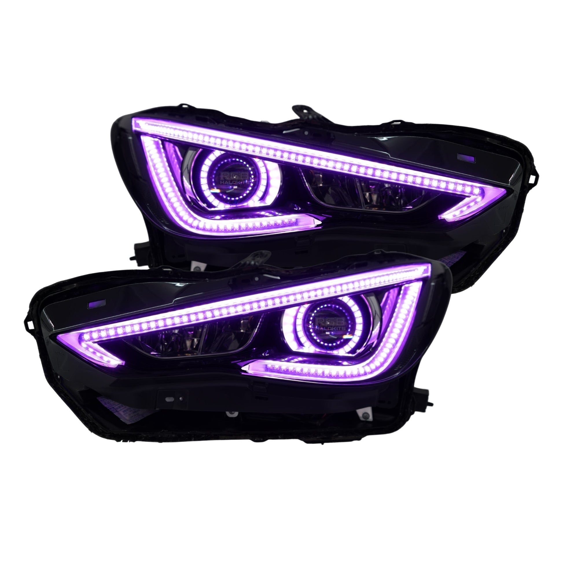 Infiniti Q60 DRL Boards (Multicolor Flow) 2016-2022 - S6 | A21 | P2   - BX12-S6 | B13 | A22 | P2   - BX12-  DRIVEN - 11