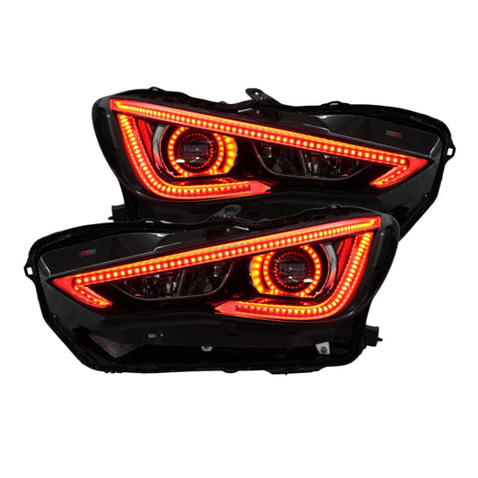 Infiniti Q60 DRL Boards (Multicolor Flow) 2016-2022 - S6 | A21 | P2   - BX12-S6 | B13 | A22 | P2   - BX12-  DRIVEN - 2