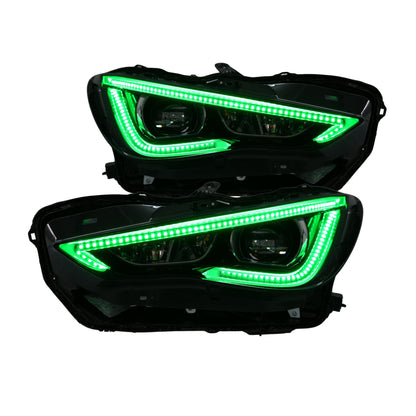 Infiniti Q60 Multicolor Flow DRL Boards (2016-2022) - S6 | A21 | P2   - BX12-  DRIVEN - 6