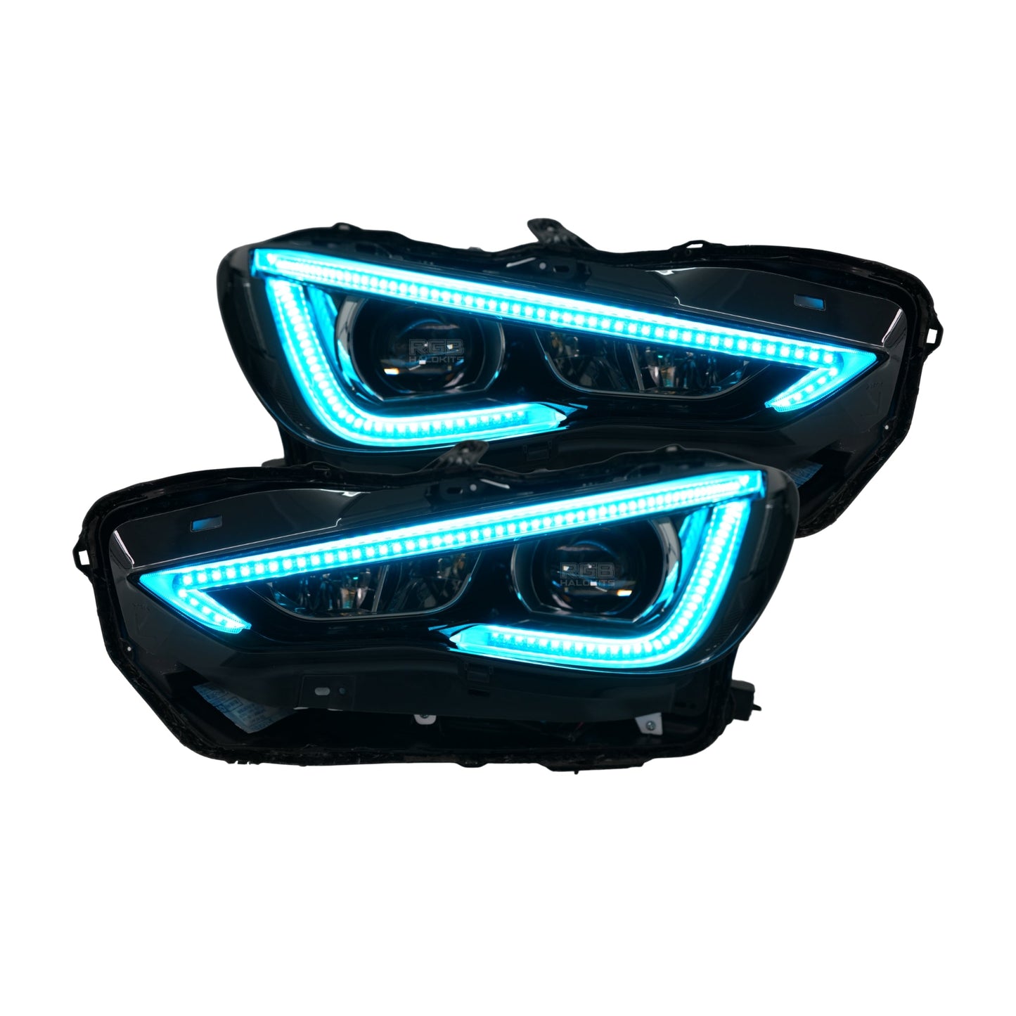 Infiniti Q60 DRL Boards (Multicolor Flow) 2016-2022 - S6 | A21 | P2   - BX12-S6 | B13 | A22 | P2   - BX12-  DRIVEN - 6