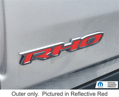 RHO Tailgate Emblem Overlay Decal - 2025-20206 Ram 1500 RHO - sku-46951941832891-  DRIVEN - 4