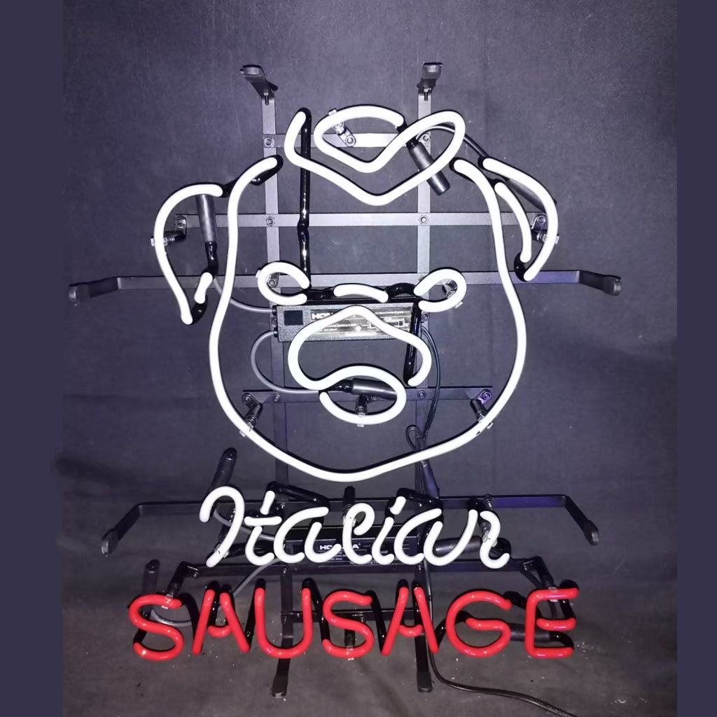 Italian Sausage Neon Signs - MA015-  DRIVEN - 3