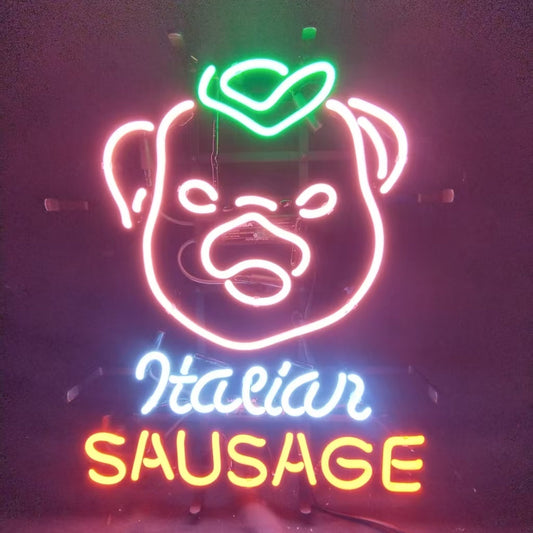 Italian Sausage Neon Signs - MA015-  DRIVEN - 1