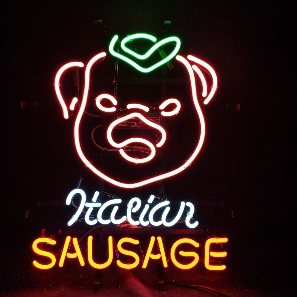 Italian Sausage Neon Signs - MA015-  DRIVEN - 2