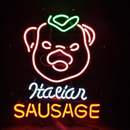 Italian Sausage Neon Signs - MA015-  DRIVEN - 2
