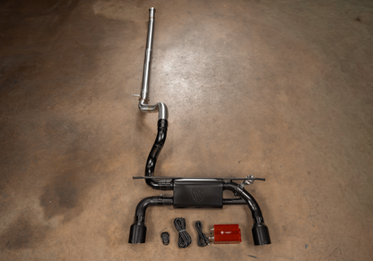 Jeep JLU/JL Wrangler Blackbear™ Valved Exhaust System